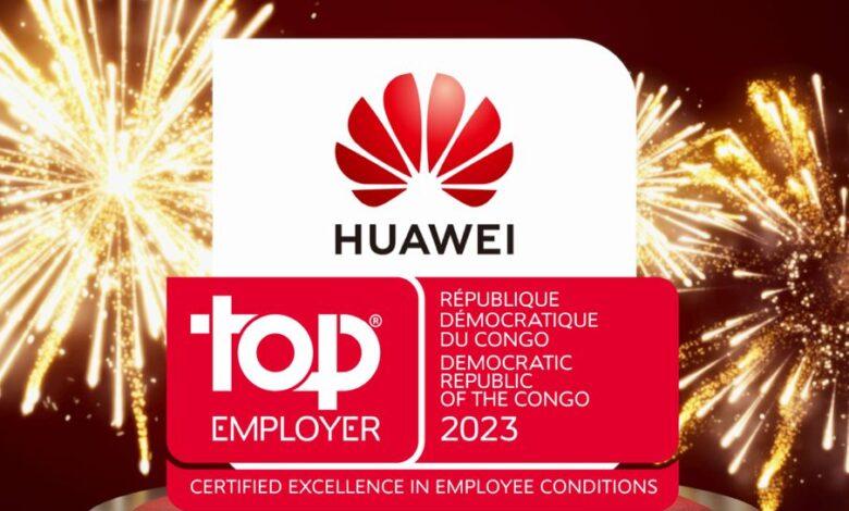 Huawei est certifiée Top Employer 2023 en RDC