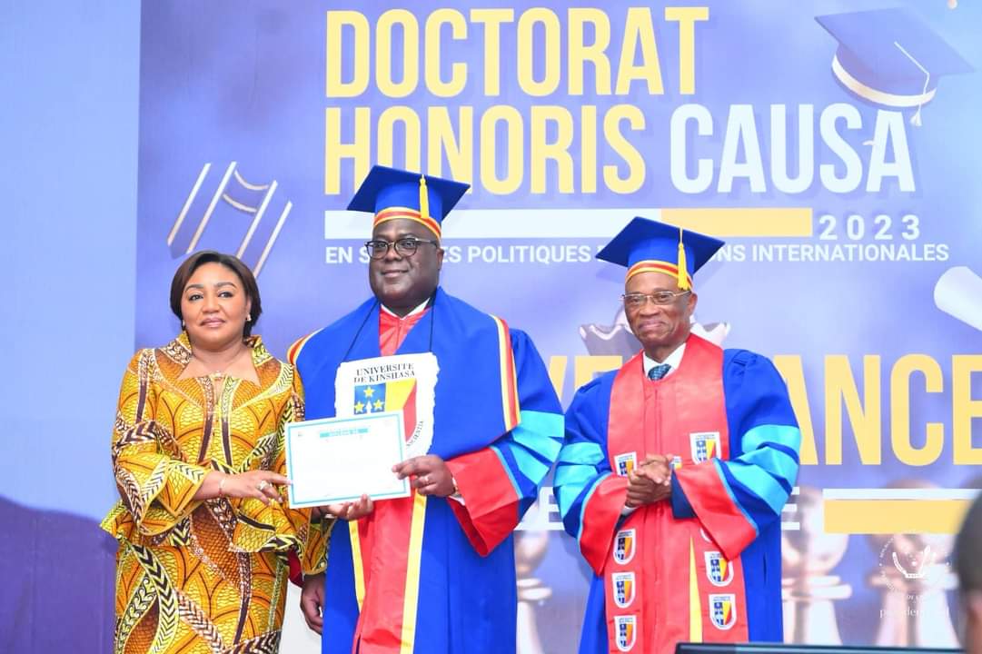 RDC: Félix Tshisekedi fait Docteur honoris causa de l’université de Kinshasa